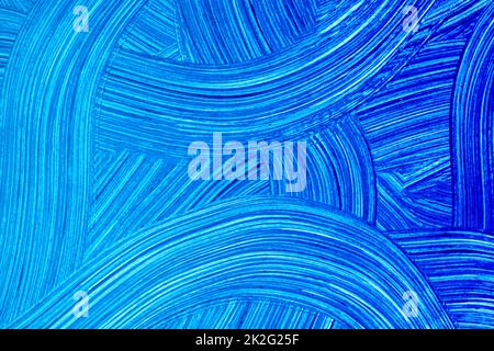 Abstract art background light blue and turquoise colors. Watercolor painting on canvas with strokes and splash. Acrylic artwork on paper with brushstr Stock Photo