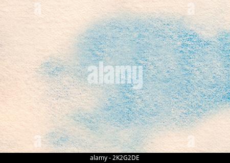 Abstract art background light blue and white colors. Watercolor painting on canvas with soft sky gradient. Fragment of artwork on paper with cloud pat Stock Photo