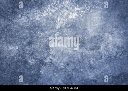 Abstract dark texture. Dirty wall background or wallpaper with copy space. Grunge dark blue texture with scratches. Distressed blue and white grunge s Stock Photo