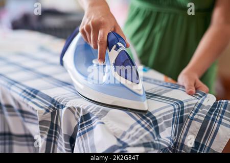 Ironing pressing cloth hi-res stock photography and images - Page 2 - Alamy