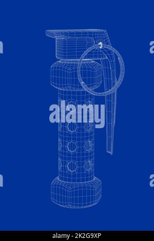 Military stun grenade Stock Photo - Alamy