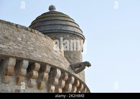 Mont Saint michel architectural detail Stock Photo