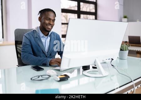 Video Conference Webinar Business Call Banner Stock Photo