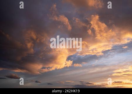 Sky with dramatic clouds Stock Photo