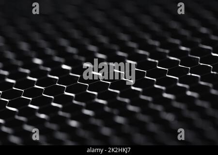 Abstract hi-tech surface with a honeycomb cells Stock Photo