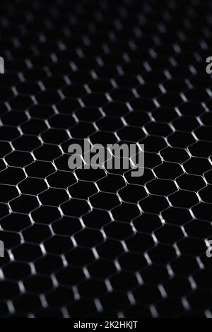 Abstract hi-tech surface with a honeycomb cells Stock Photo