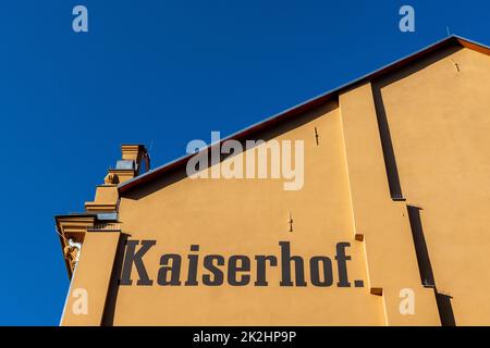 historische Altstadt von Quedlinburg Stock Photo