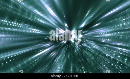 Drive Through Hyperspace Tunnel Motion Stock Photo