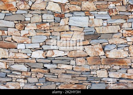 Old stone wall texture or background Stock Photo