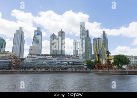 Modern buildings from Puerto Madero, Buenos Aires, Argentina Stock Photo