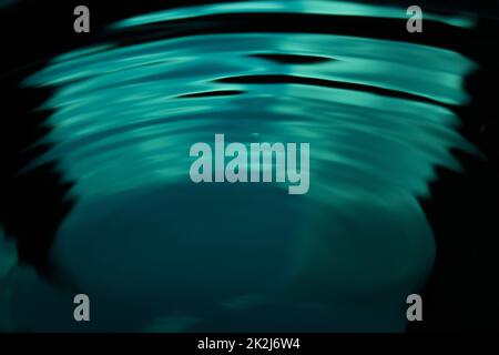 Background abstract circles on the water Stock Photo