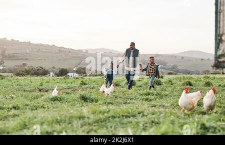 Wide open spaces is where every child should be Stock Photo