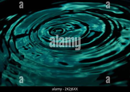 Rings on the surface Stock Photo