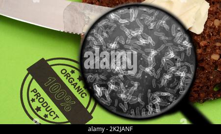 Searching For Bacteria In Bread Stock Photo - Alamy