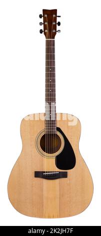 Beautiful acoustic guitar Stock Photo