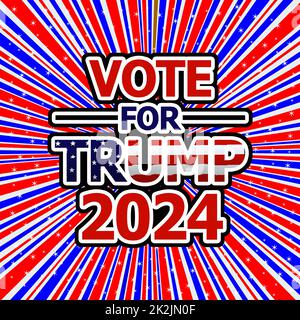 Vote for Trump 2024 Stock Photo