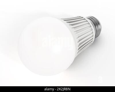 Energy efficient light bulb. 3d illustration Stock Photo