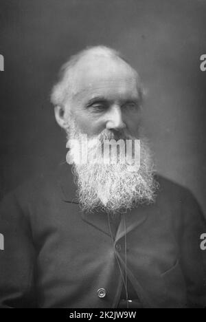 William Thomson, Lord Klevin (1824-1907), Scottish mathematician and physicist. Photograph published London c.1890 Stock Photo