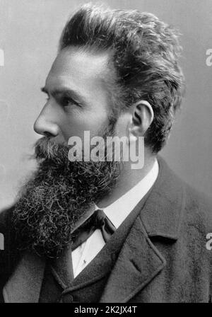 Wilhelm Konrad von Roentgen (1845-1923) German physicist: X-rays. Nobel prize for Physics 1901. Courtesy Nobel Foundation Stock Photo