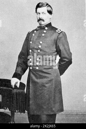 George Brinton McClellan (1826-1885) American army officer. General on Unionist (Northern) side during American Civil War 1861-1865. Stock Photo