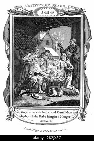 The Adoration of the Christ Child Stock Photo - Alamy