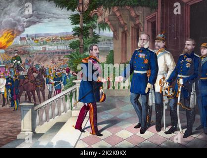 The surrender of Emperor of the French, Napoleon III, to the
