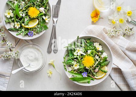 Spring salad Stock Photo