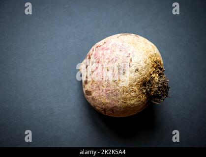 Beetroot on a black table background Stock Photo