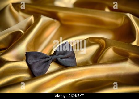 Black bow tie Stock Photo