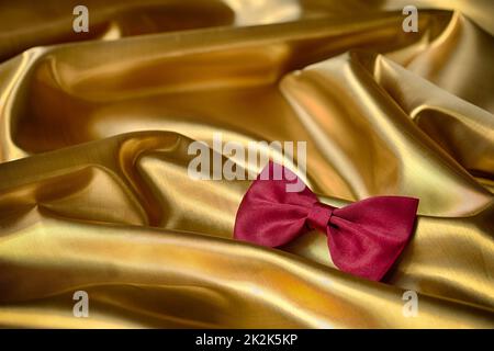 Red bow tie Stock Photo
