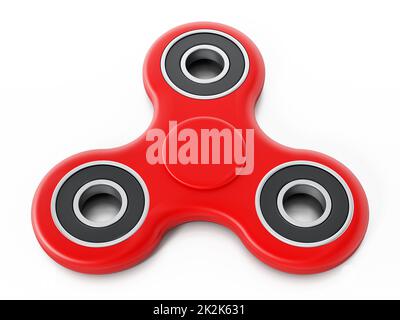 3d illustration of a fidget spinner isolated on white background Stock ...