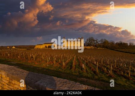 Chateau de Rully castle, Saone-et-Loire departement, Burgundy, France Stock Photo