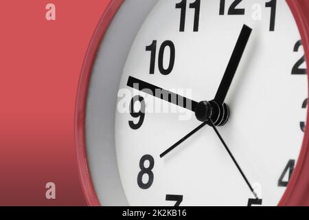 Clock Face and Hands on White Background Stock Image - Image of schedule,  dial: 148686881