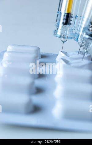 Pill Injection Name Combination of pills and injections as new medical vaccines ready for ...