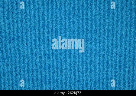 Woven cotton texture with blue color Stock Photo
