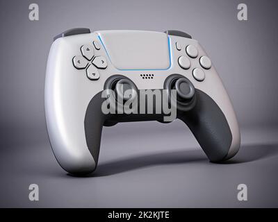 Generic next gen video game controller. 3D illustration Stock Photo - Alamy