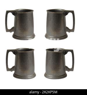 https://l450v.alamy.com/450v/2k2kp5m/set-of-antique-pewter-beer-mugs-isolated-on-white-background-2k2kp5m.jpg