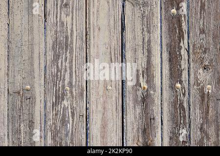 Background from a wall made of vertical wooden planks Stock Photo