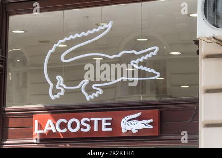 Lacoste french crocodile brand luxury casual tennis and golf