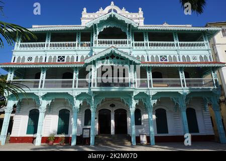 The Old Dispensary, also called Ithnashiri Dispensary in Stone Town, Zanzibar Stock Photo