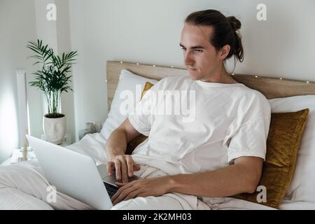 Man working from home Stock Photo