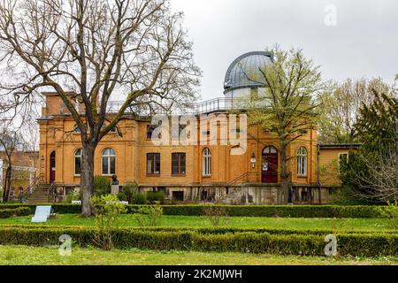 Jena University Observatory on the grounds of Schiller's garden house Stock Photo