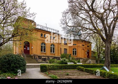 Jena University Observatory on the grounds of Schiller's garden house Stock Photo