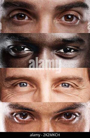 The windows to the soul, no matter where you're from Stock Photo