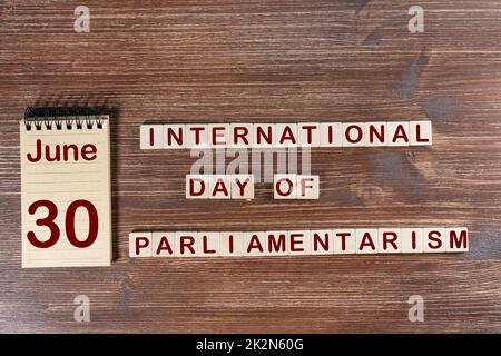 International Day of Parliamentarism Stock Photo