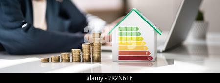 Energy Efficient House Business Concept Stock Photo