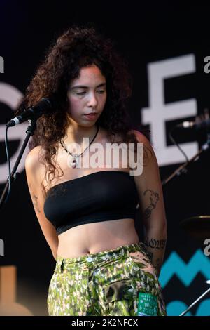 Indigo De Souza on the Walled Garden Stage at the Green Man Festival