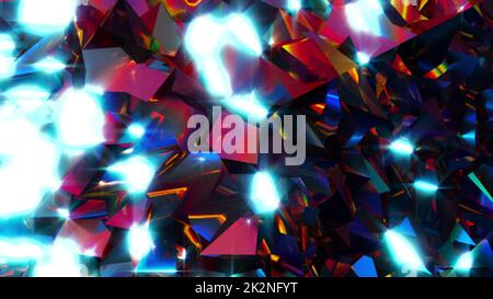 Random diamonds Stock Photo