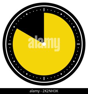 Ícone do cronômetro 50 minutos 50 segundos ou 10 - Stockphoto