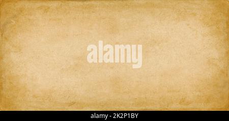 Old used paper texture. Horizontal banner Stock Photo